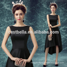 Großhandelskleidungsfabrik Schwarzes Parteikleid elegantes formales Abendkleid